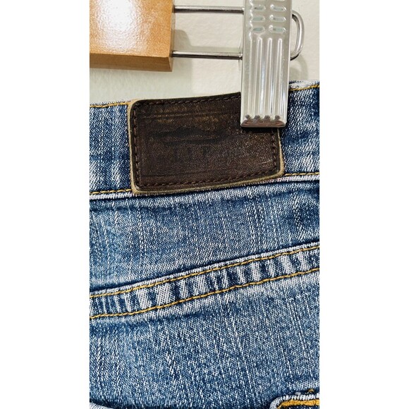 L.L. Bean Jeans 16 Womens Straight Leg Mid-High Rise Jeans 32x27 Jeans Straight - Picture 6 of 11